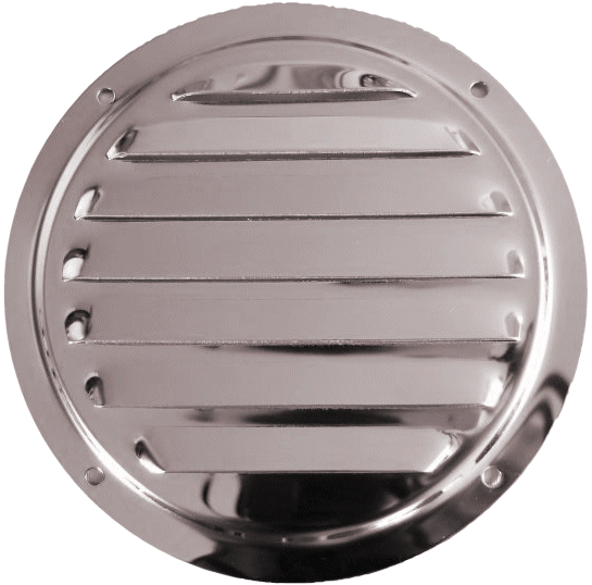 NEW Stainless Steel Louvre Vent W 127mm x H 115mm from Blue Bottle Marine