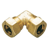 10mm. Bend Elbow Compression Fitting.
