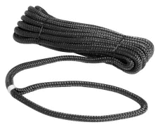 10mm Black Spliced Dock Line, Mooring Rope.