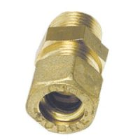 10mm to 1/4 BSP Connector Compression Fitting.