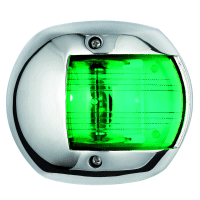 Classic 12. Green Starboard Navigation Light. Stainless.