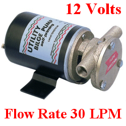 12 Volts Bilge or Deck Wash Water Pump.