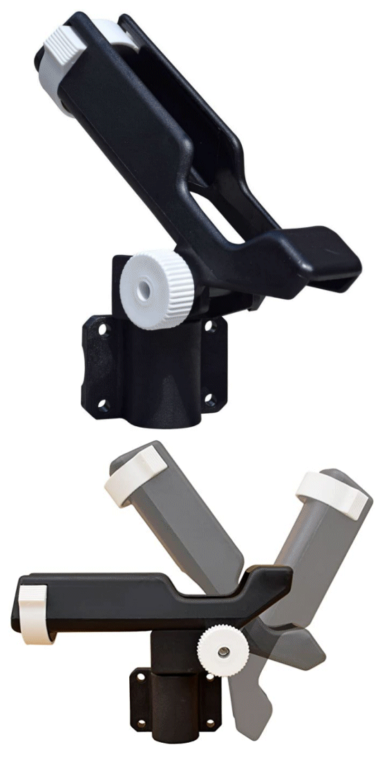 Fishing Boat Rod Holder, 1/2/4 Pack Pole Stand Rack, 360