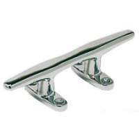 150mm Boats Deck Cleat Oval Horns. Stainless.