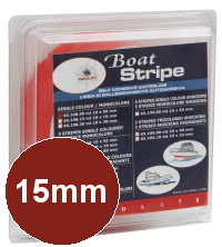 15mm Dark Red Stripe of Boats Waterline Tape.