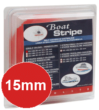 15mm Red Stripe of Boats Waterline Tape.