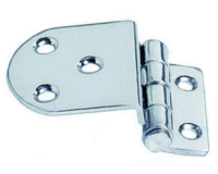 16mm Stepped Hinge, Stainless Steel.