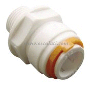 KP Push Fit Connector 12mm to 3/8 Male BSP.