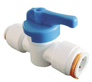 KP Push Fit Inline Tap 12mm to 12mm.