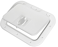 280 x 380mm. White Boat Inspection Hatch.