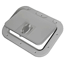 280 x 380mm Boats Grey Storage or Inspection Hatch.