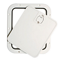 Boat White Inspection Access Hatch Covers. Size 305 x 355mm