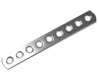 19mm x 205mm 316 Stainless Chainplate 8mm Holes.