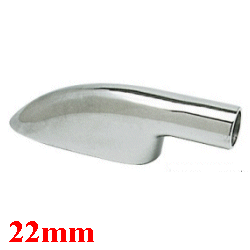 22mm Deluxe Handrail Tube End Support Stainless.