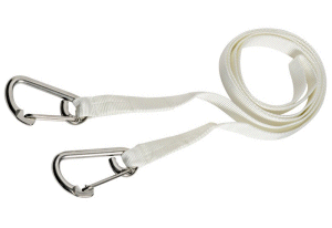 Sailing Safety Line 2.5 Metre with 2 carbine hook.