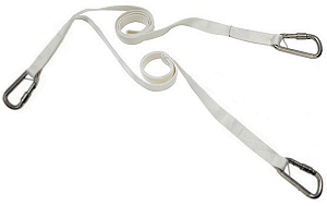 Sailing Safety Line 3 Metre with 3 Carbine Hook.