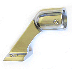 25mm High Handrail Tube End Support Stainless.