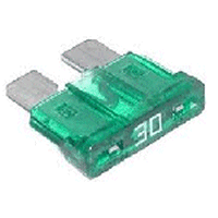 30 Amp Green Blade Fuse, ATC Type. Pack of 5.