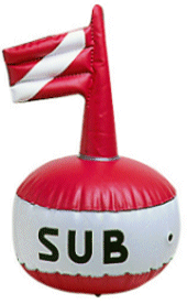 Large Divers Signal Marker Buoy.