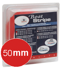 50mm Red Stripe of Boats Waterline Tape.