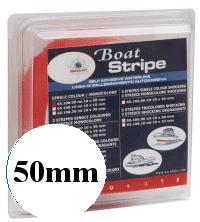 50mm White Stripe of Boats Waterline Tape.