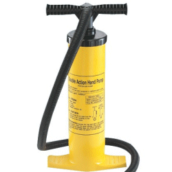Hand Air Pump for Inflating or Deflating. Stirrup Type.