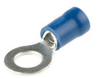 Pack of 10 Wire Terminal Eye BLUE Hole Size 8.4mm.