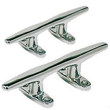 Boat Deck Cleats Oval Horn Stainless.