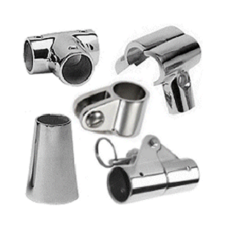 Boats Stainless Deck Rail Fittings for 30mm Tube