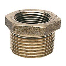 Brass BSP Pipe Fittings. Reducer Bushes..