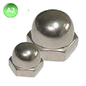 Dome Nuts A2 Stainless