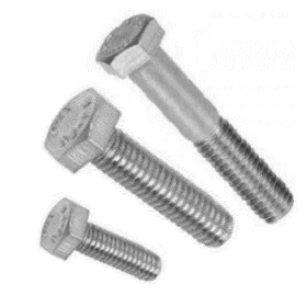 Hex Head Bolts A2 304 and A4 316 Stainless Steel.