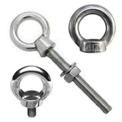 Long Eye Bolts, Lifting Eye in Stainless.