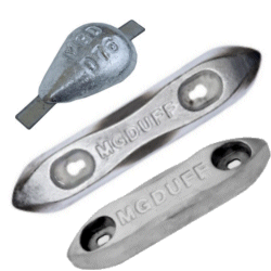 Discounted MG Duff Bolt On Hull Zinc Anodes.