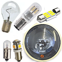 Replacement Navigation and LED Bulbs.