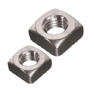 Square Nuts. A2 304 Stainless Steel.