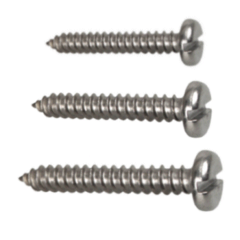 Stainless Self Tapping Screws Pan Head Slotted