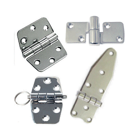Stainless Steel Hinges. Surface Mounting.