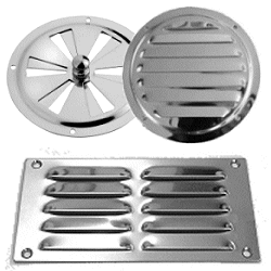 Stainless Louvre Air Vent.