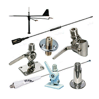 VHF Antenna, Mounts and Fittings.
