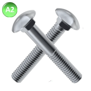 A2 Stainless Carriage Bolts.