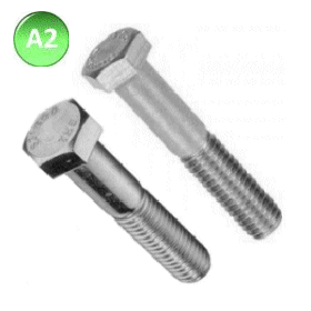 A2 Stainless Hex Head Bolts.