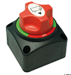 Compact Boat Battery 2 Bank Selector, Switch.