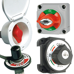 Boat Battery Bank Selector and Isolator Switch.