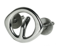 Boat, Water Skiers Round Tow Hook. 60mm.