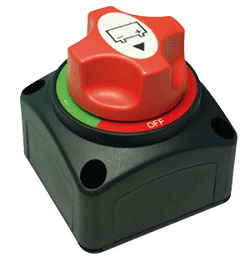 Boats Battery Isolating Switch. Removable Key.
