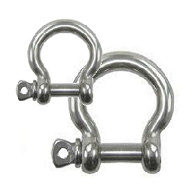 Bow Shackles. 316 Stainless Steel.