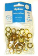 Pack of 25. 11.5mm Hole Eyelets.