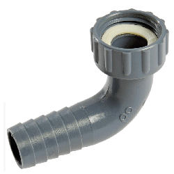 1.1/2 BSP Female to 38mm Hose Tail Elbow