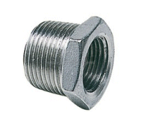 3/4 to 1/2 BSP Thread Reducer, 304 Stainless Steel.